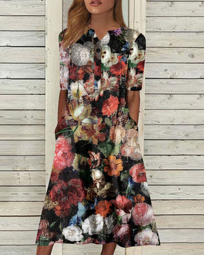 Alana™ Floral Print Dress