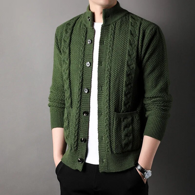 Varsity Premium Knit Cardigan