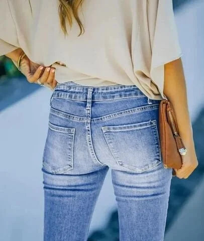 Kerryl™ Elegant Bell Bottom Jeans