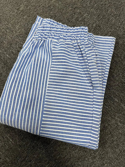 Vellamia's™ Striped Cotton Shorts