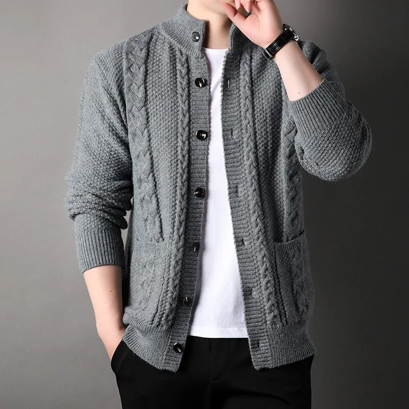 Varsity Premium Knit Cardigan