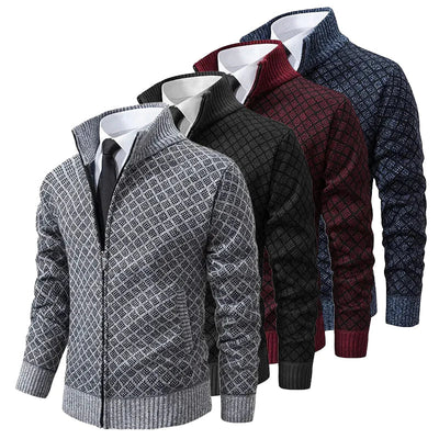 Remy Royal Jacquard Knitted Jacket