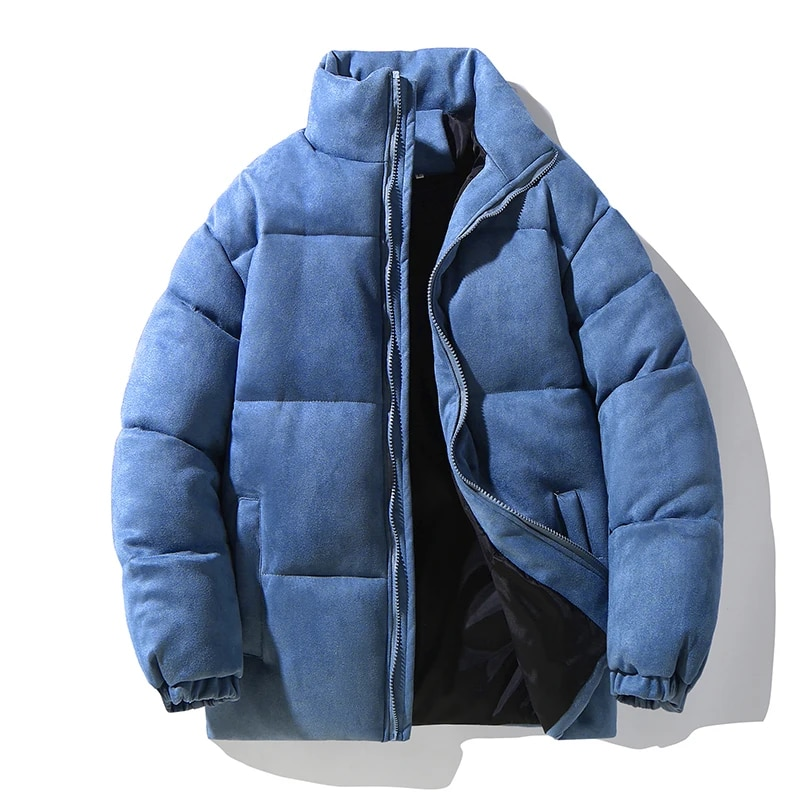 Antonios Suede Puffer Jacket