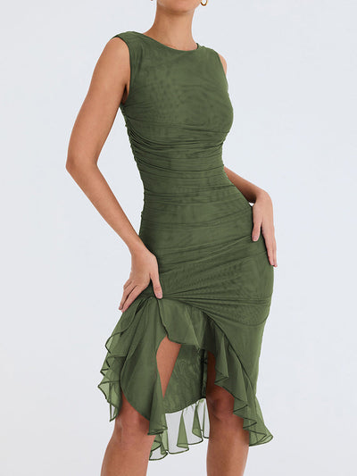 Mozision™ Elegant Midi Dress