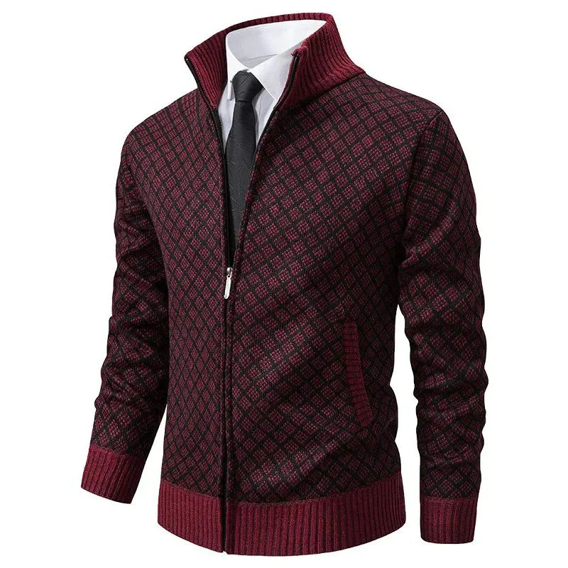 Remy Royal Jacquard Knitted Jacket