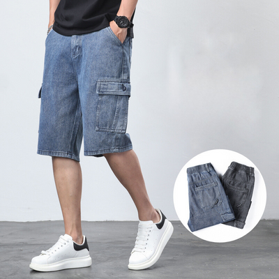 Bermuda Premium Denim Cargo Shorts