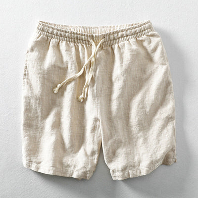 Hype Linen Pinstripe Shorts